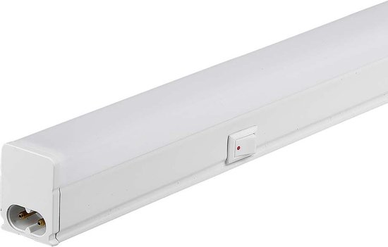 Luminaire Intégré LED T5 16W - Réglette 1600lm - connectable (120 cm) | Interrupteur marche/arrêt intégré 220-240V White chaud 3000K