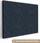 Peinture sur toile Cuir - Blauw - Peau d'Animal - 40x30 cm - Décoration murale