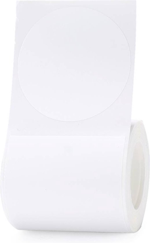 NIIMBOT A2A68351901 Étiquettes (rouleau) Ø 49 mm Wit 150 pièce(s) Etiquettes universelles