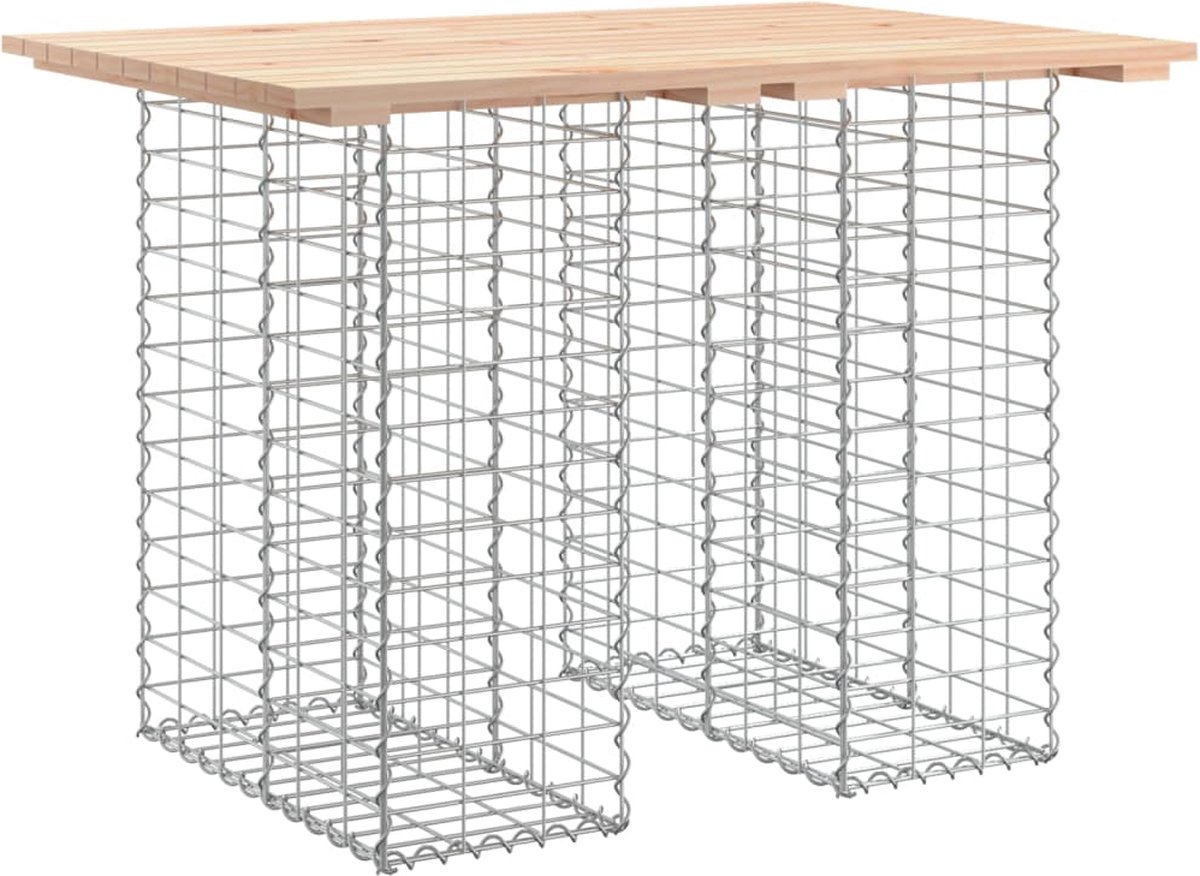 vidaXL - Tuinbank - schanskorfontwerp - 100x70x72 - cm - massief - grenenhout