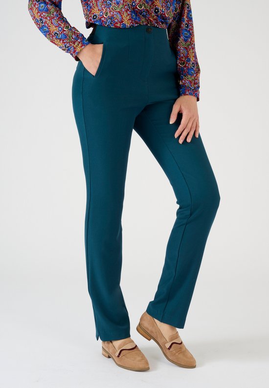 Foto: Damart broek met effect platte buik dames blauw 44