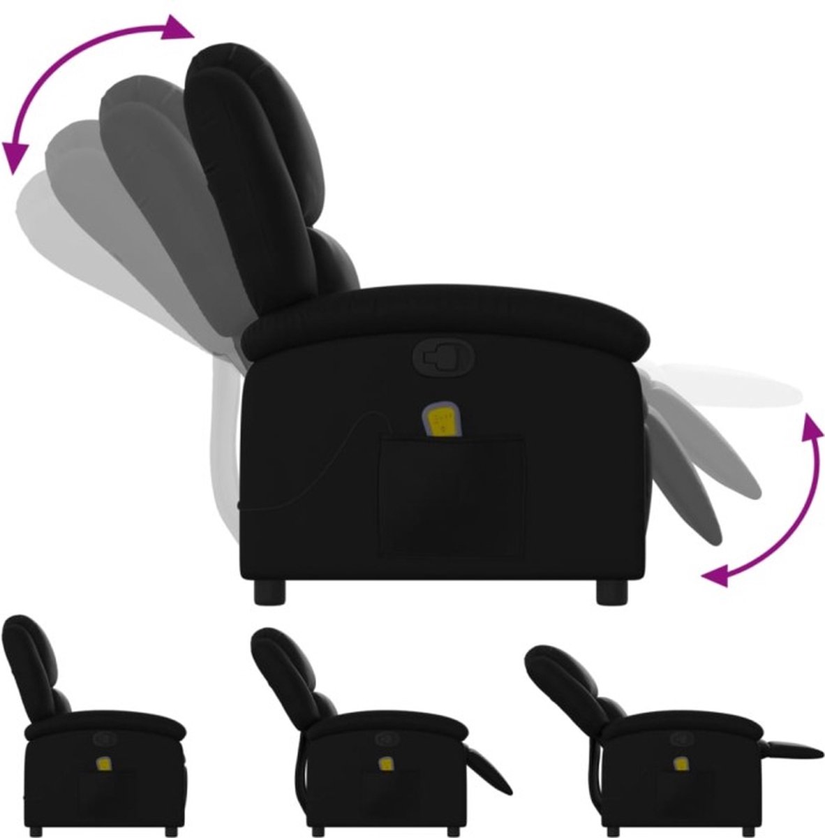 vidaXL Verstelbare Massagestoel (EAN: ...9743) - afbeelding 2