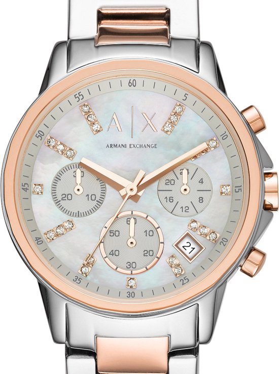 Armani Exchange Women Chronograph Quartz Watch Lady Banks