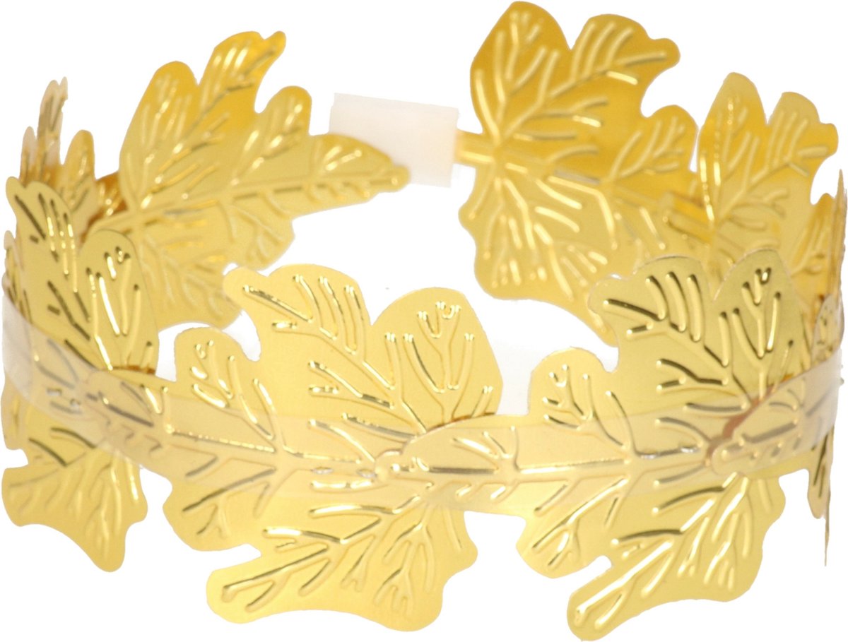 Jinfanshurich Lauwerkrans haarband goud, antieke bladeren haarkrans voor dames en heren, Griekse godin kostuum accessoire, bruiloft & party sieraden