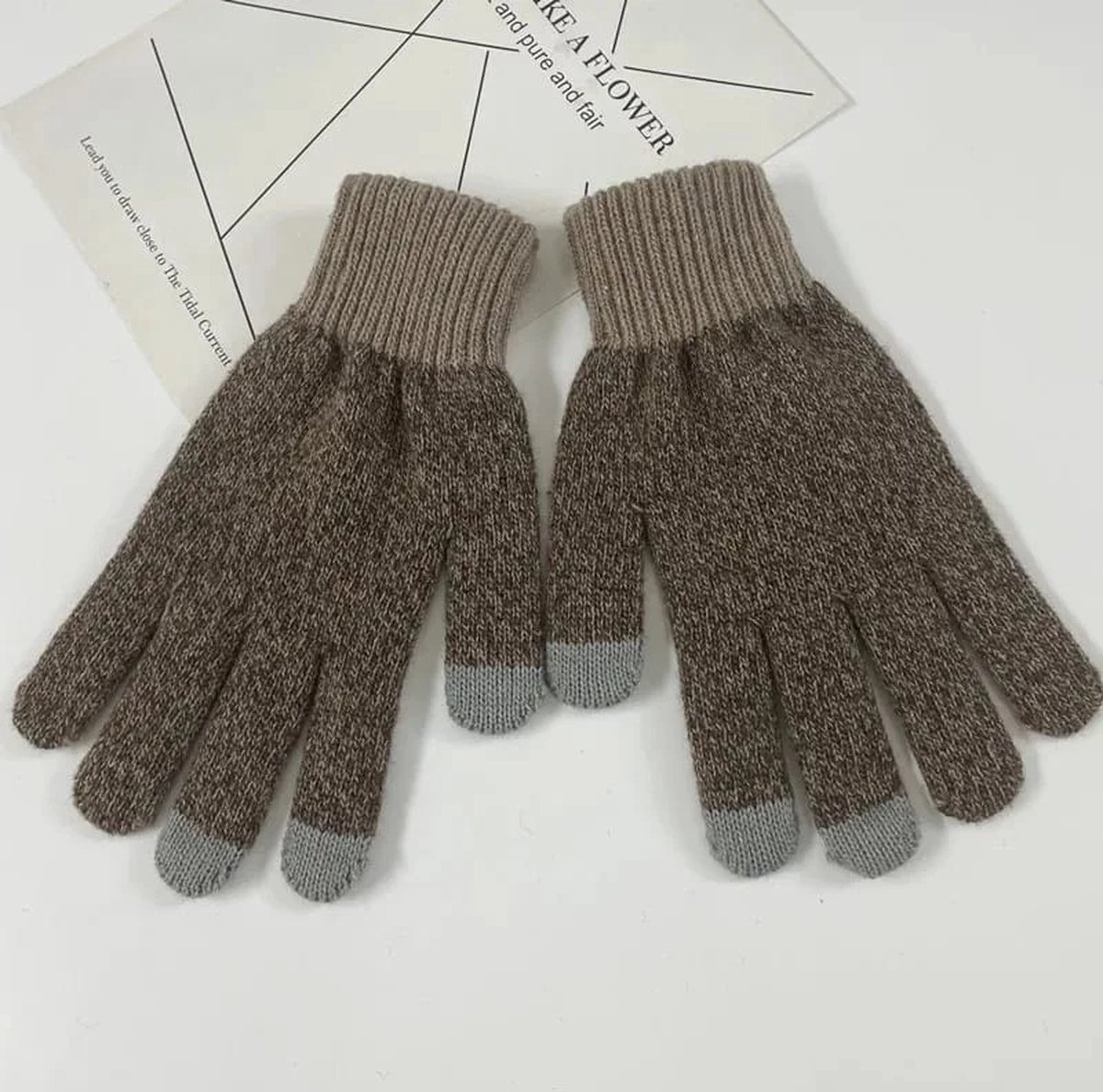 Ensemble Hiver FEDEC Pour Homme - Gants - Echarpe - Bonnet - Zwart / Grijs