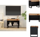 vidaXL Tv-meubel Massief Gerecycled Hout - 60x33x43.5 cm - Industriële Stijl - Kast
