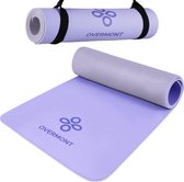 TPE Yoga Mat 8 mm Dikke Gymnastiekmat Gewatteerde Antislip Trainingsmat met Draagriem 183 x 61 cm voor Gymnastiek Fitness Pilates
