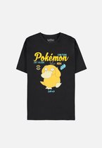 Pokémon - Psyduck Vintage Heren T-shirt - 2XL - Zwart