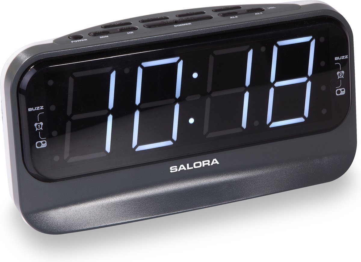 Salora ALARMCLOCK616 - Wekker - Wekkerradio - AM/FM - Digitale Wekker
