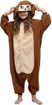 KIMU Onesie Monkey Suit - Taille 98-104 - Costume de singe Costume de singe Babouin chimpanzé marron - Costume de singe Costume enfant Combinaison Kinder Pyjama Costume de maison dans l'ensemble