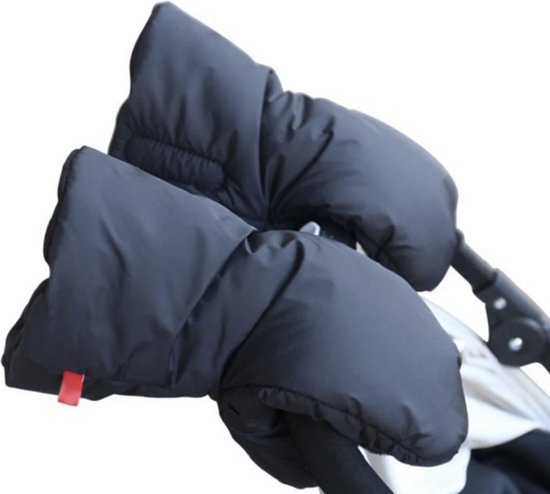 Gants de poussette - Mitaines - Vélo - Golf - Buggy - Water- et coupe-vent - Chauffe-mains - 2 pièces - Polaire - Unisexe