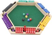 Shut The Box - 6 Spelers - Kleur - Dobbelspel - Drankspel - Rekenspel - Hout