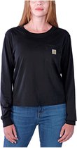 Carhartt Damen Lightweight L/S Pocket T-Shirt Black-M