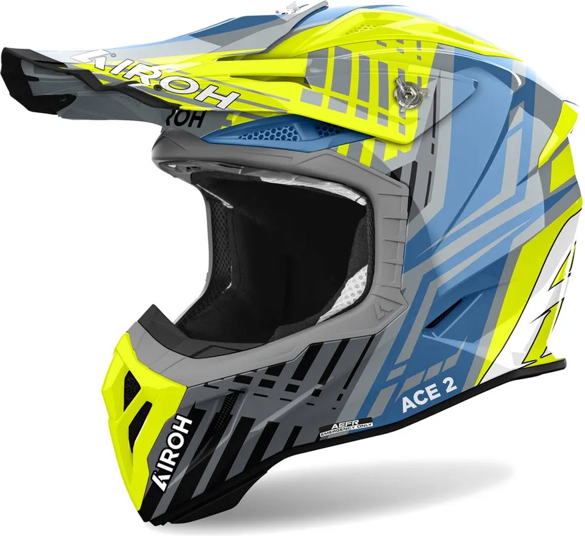 Airoh Aviator Ace 2 Proud Yellow Gloss L - Maat L - Helm
