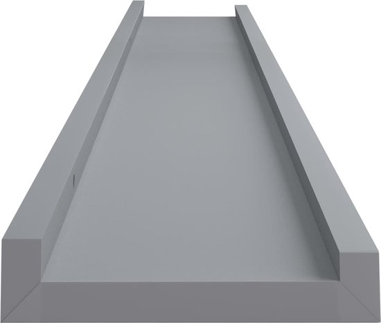 vidaXL Fotoplanken 2 st 80x9x3 cm MDF wit