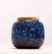 Mini Urn Keramiek Blauw