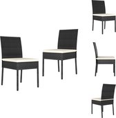 vidaXL - Ensemble de chaises - Chaise d'extérieur - 57x44x88 cm - Poly - Chaise de jardin