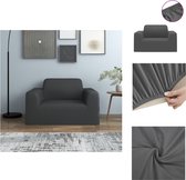 vidaXL Sofa Cover - Polyester Jersey - 90-140cm - Antraciet - Herbruikbaar - Tuinmeubelhoes