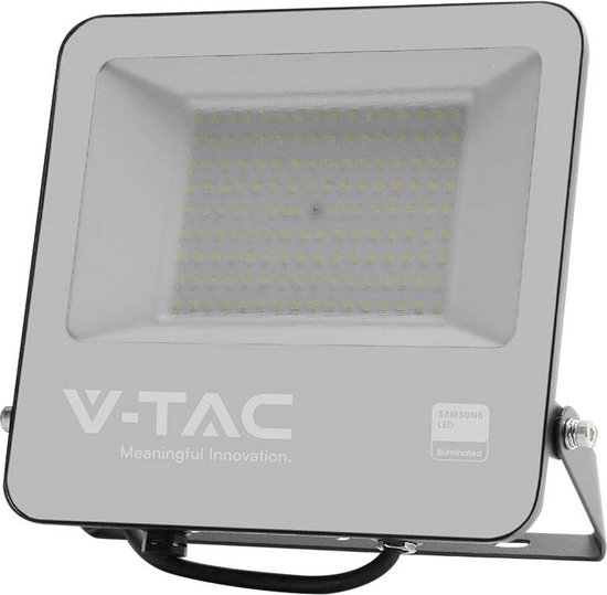 V-tac VT-44101 LED schijnwerper - 100 W - 13500 Lm - 4000K - zwart
