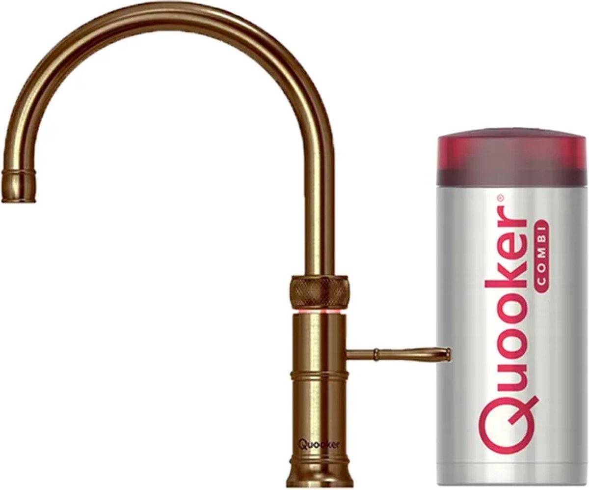 Quooker® COMBI+ Classic Fusion Round Messing Patina