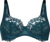 Hunkemöller Dames Lingerie Niet-voorgevormde beugel bh Daisy - Blauw - maat C90