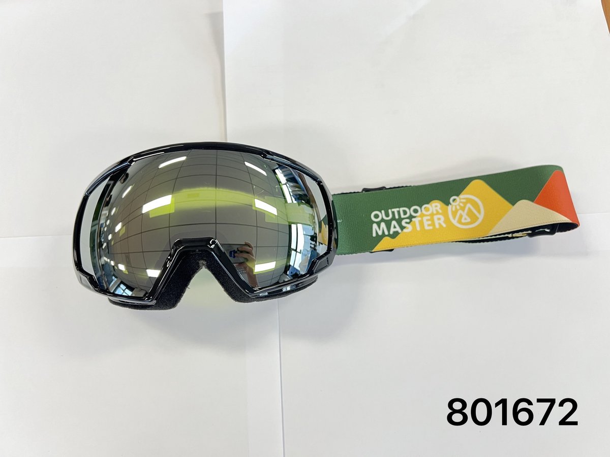 OUTDOOR MASTER OTG Skibril KIDS | 100% UV beschermende ski/snowboard-bril voor heren, dames en jongeren | Te gebruiken over zonnebril | Licht, flexibel frame met dubbel gelaagd vizier voorkomt condens | Compatible met elke helm