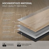 PVC vinyl vloer eik Golden Hour met kliksysteem voor 1,5 m² 122x18 cm design vloerpatroon ML-Design