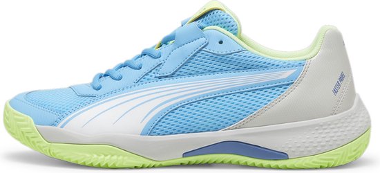 Puma Padelschoen Nova Court Heren Blauw Grijs