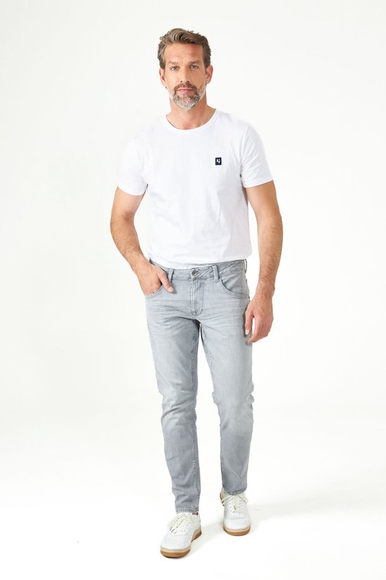 GARCIA Russo Heren Tapered Fit Jeans Gray - Maat W34 X L32