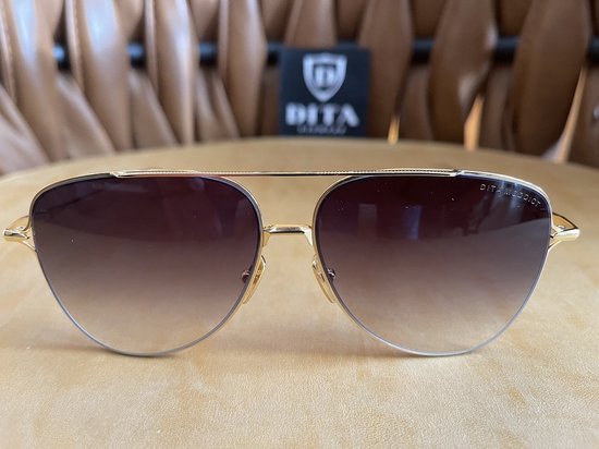 DITA titanium zonnebril uniseks GOUD - DITA MODDICT DTS144-A-01 maat 63 van DITA — afbeelding 2