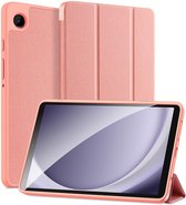 Dux Ducis - Tablet hoes geschikt voor Samsung Galaxy Tab A9 (2023) - Domo Tri-fold Case - Auto Wake/Sleep functie - 8.7 inch - Roze