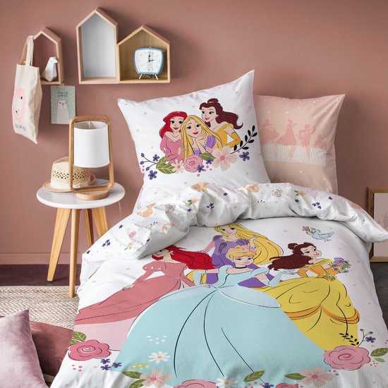 Disney Princess Dekbedovertrek Ball - Eenpersoons - 140 x 200 cm - Katoen van Merkloos — afbeelding 4