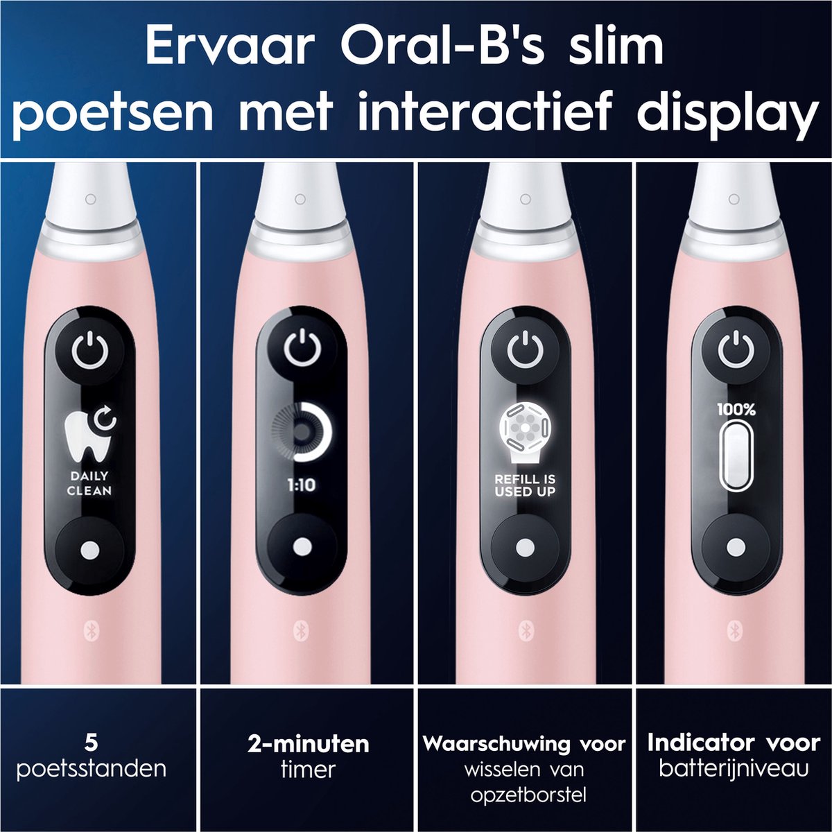 Afbeelding 2 van Oral-B iO 6N Elektrische Tandenborstel - Roze