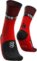 Pro Racing Socks Winter Trail Hardloopsokken - Zwart/Rood
