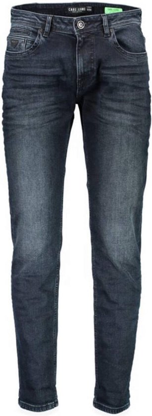 Cars Jeans - Heren Jeans - Heren - W38 X L34 - Zwart - Katoen - Blast-blue.blac