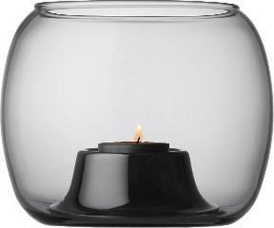 Iittala Kaasa Windlicht 141 X 115 Mm Grijs Bol Com