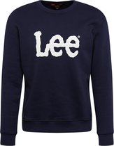 Lee BASIC CREW LOGO SWS - BLACK - Mannen - Maat XL