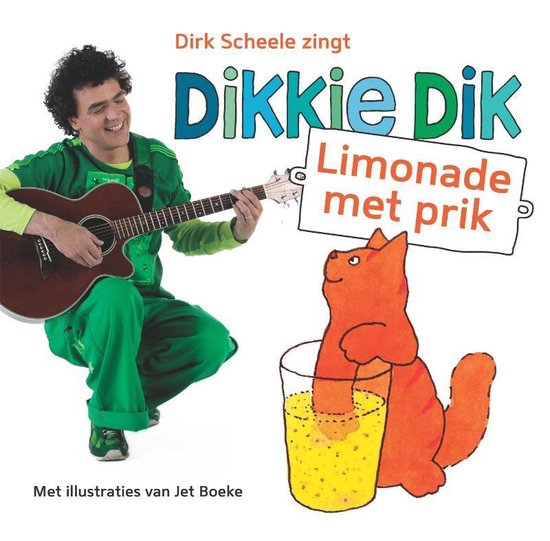 Cover van het boek 'Dikkie Diklimonade met prik + boek' van Dirk Scheele