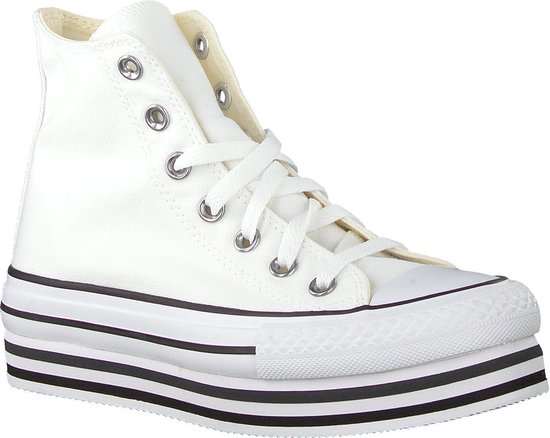 Schoenen Meisjesschoenen Sneakers & Sportschoenen Wit kristal Converse 