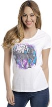 How To Train Your Dragon Dames Tshirt -S- Toothless Colored Wit