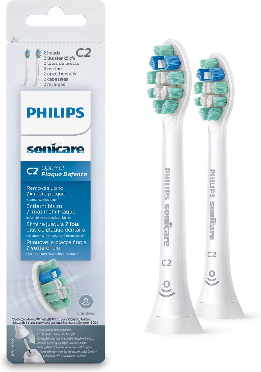 Philips Sonicare Optimal PlaqueDefense HX9022/10 (2 stuks)