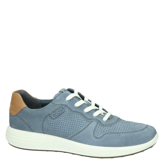 Ecco Soft 7 Runner sneakers blauw - Maat 45 | bol.com