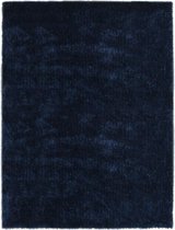 Vloerkleed shaggy hoogpolig 80x150 cm blauw