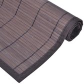 Placemats 6 stuks - Bamboe - Bruin - 30x45 cm - 100% polyester