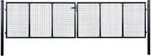 Hekpoort 400x75 cm mesh gegalvaniseerd staal grijs