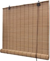 Rolgordijn - Bamboe - Bruin - 80x160 cm