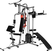 Fitnessapparaat multifunctioneel met 1 bokszak