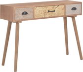 Wandtafel met 3 lades 100x30x73 massief grenenhout