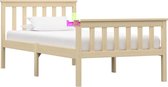 Bedframe massief grenenhout natuurlijk 100x200 cm