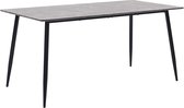 Eettafel 140x70x75 cm MDF grijs